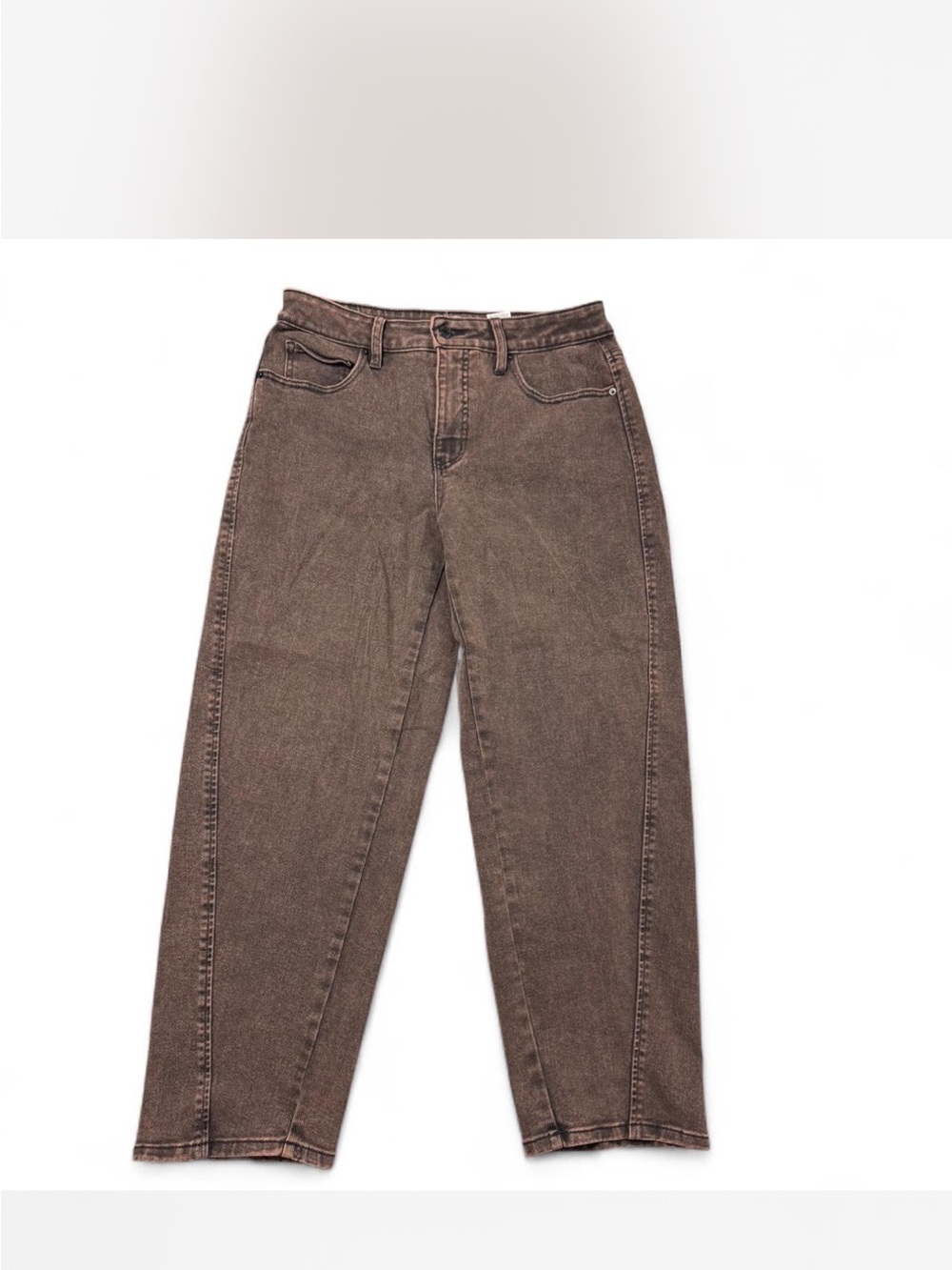 Time and Tru Women's Brown Barell Jeans